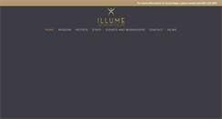Desktop Screenshot of illumegalleryoffineart.com