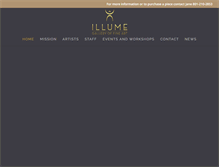 Tablet Screenshot of illumegalleryoffineart.com